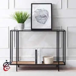 کنسول چوب و فلز طرح کهار مدل Co-1024 - سنجد چوب