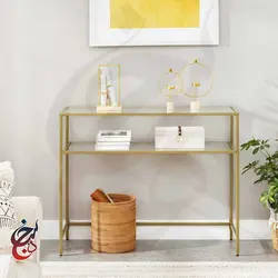کنسول چوب و فلز طرح کیارس مدل Co-1027 - سنجد چوب