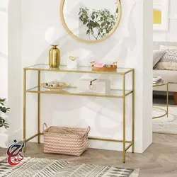 کنسول چوب و فلز طرح کیارس مدل Co-1027 - سنجد چوب