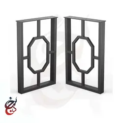 پایه میز فلزی طرح بردان مدل le-1025 - سنجد چوب