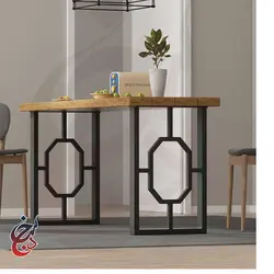 پایه میز فلزی طرح بردان مدل le-1025 - سنجد چوب