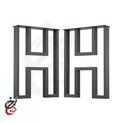 پایه میز فلزی طرح بردبار مدل le-1026 - سنجد چوب
