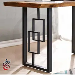 پایه میز فلزی طرح باختر مدل le-1028 - سنجد چوب
