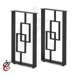 پایه میز فلزی طرح باختر مدل le-1028 - سنجد چوب