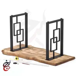 پایه میز فلزی طرح باختر مدل le-1028 - سنجد چوب