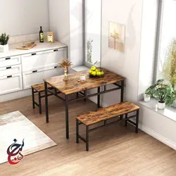 میز ناهارخوری طرح هومان مدل dt-1007 - سنجد چوب
