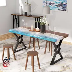 پایه میز فلزی طرح بهسود مدل le-1029 - سنجد چوب