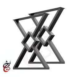 پایه میز فلزی طرح بهسود مدل le-1029 - سنجد چوب