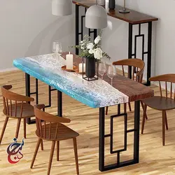 پایه میز فلزی طرح بهسا مدل le-1030 - سنجد چوب