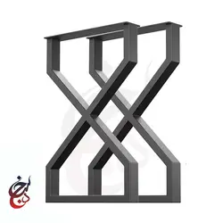 پایه میز فلزی طرح بامداد مدل le-1031 - سنجد چوب