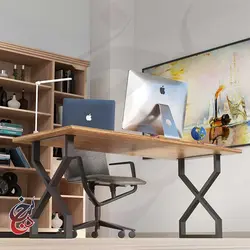 پایه میز فلزی طرح بامداد مدل le-1031 - سنجد چوب