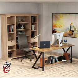 پایه میز فلزی طرح برته مدل le-1032 - سنجد چوب