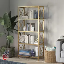 شلف ایستاده طرح پادرا مدل sh-1036 - سنجد چوب