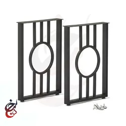 پایه میز فلزی طرح بنوشه مدل le-1033 - سنجد چوب
