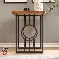 پایه میز فلزی طرح بنوشه مدل le-1033 - سنجد چوب