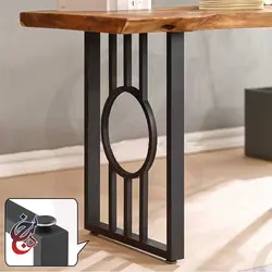 پایه میز فلزی طرح بنوشه مدل le-1033 - سنجد چوب