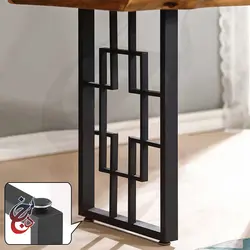 پایه میز فلزی طرح بهتین مدل le-1034 - سنجد چوب