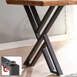پایه میز فلزی طرح بنتا مدل le-1035 - سنجد چوب