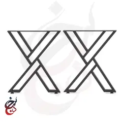 پایه میز فلزی طرح بنتا مدل le-1035 - سنجد چوب