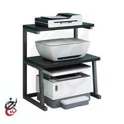 استند پرینتر چوب و فلز طرح ترنگ مدل PS-1012 - سنجد چوب