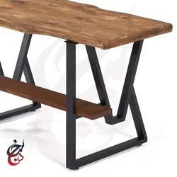 پایه میز فلزی طرح بهوند مدل le-1040 - سنجد چوب