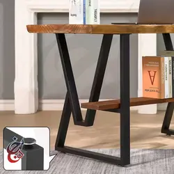 پایه میز فلزی طرح بهوند مدل le-1040 - سنجد چوب