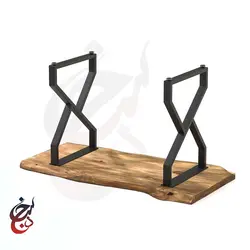 پایه میز فلزی طرح باتیس مدل le-1039 - سنجد چوب