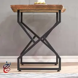 پایه میز فلزی طرح باتیس مدل le-1039 - سنجد چوب
