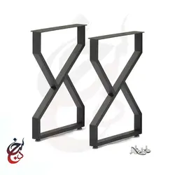 پایه میز فلزی طرح باتیس مدل le-1039 - سنجد چوب