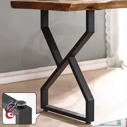 پایه میز فلزی طرح باتیس مدل le-1039 - سنجد چوب