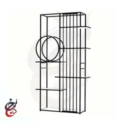 شلف ایستاده طرح پیچک مدل sh-1037 - سنجد چوب