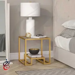 میز کنار مبلی طرح سها مدل ST-1017 - سنجد چوب