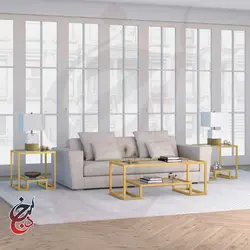 میز کنار مبلی طرح سها مدل ST-1017 - سنجد چوب