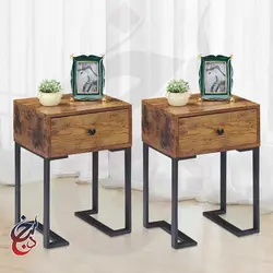 میز پاتختی طرح ستیلا مدل NS-1013 - سنجد چوب