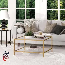میز جلو مبلی طرح فروزش مدل Ct-1020 - سنجد چوب