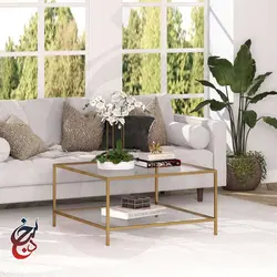 میز جلو مبلی طرح فروزش مدل Ct-1020 - سنجد چوب