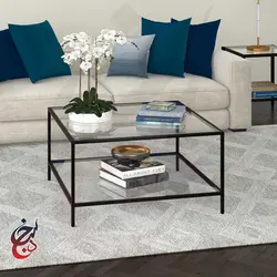 میز جلو مبلی طرح فروزش مدل Ct-1020 - سنجد چوب