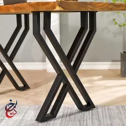 پایه میز فلزی طرح بهبد مدل le-1041 - سنجد چوب