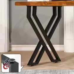 پایه میز فلزی طرح بهبد مدل le-1041 - سنجد چوب