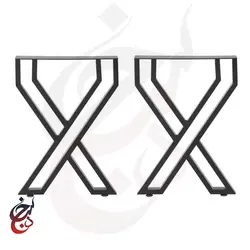 پایه میز فلزی طرح بهبد مدل le-1041 - سنجد چوب