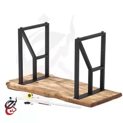 پایه میز فلزی طرح برزمند مدل le-1042 - سنجد چوب