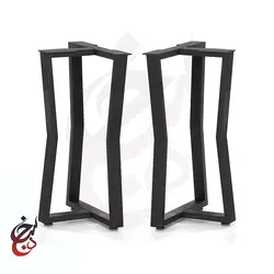 پایه میز فلزی طرح بستور مدل le-1044 - سنجد چوب