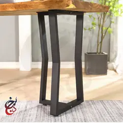 پایه میز فلزی طرح بستور مدل le-1044 - سنجد چوب