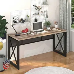 میز اداری پایه فلزی طرح آرشان مدل de-1023 - سنجد چوب