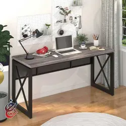 میز اداری پایه فلزی طرح آرشان مدل de-1023 - سنجد چوب
