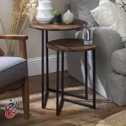 میز کنار مبلی طرح سوشیانت مدل ST-1019 - سنجد چوب
