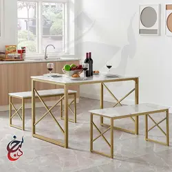 میز ناهارخوری طرح هونام مدل dt-1008 - سنجد چوب