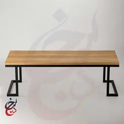 نیمکت فلزی طرح نوژن مدل Mb-1001 - سنجد چوب