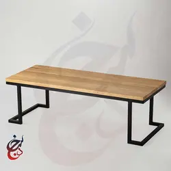 نیمکت فلزی طرح نوژن مدل Mb-1001 - سنجد چوب