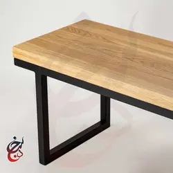 نیمکت فلزی طرح ناربن مدل Mb-1004 - سنجد چوب